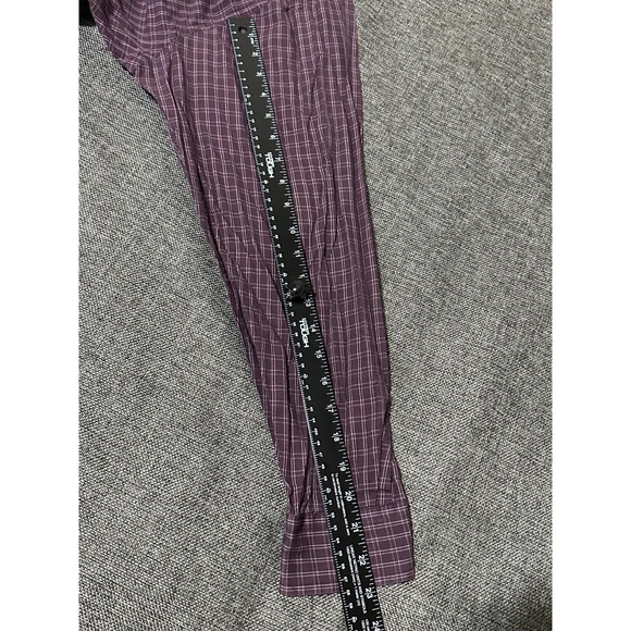 Jos A Bank Sportswear Men's L Plaid Long Sleeve Shirt - Picture 3 of 5